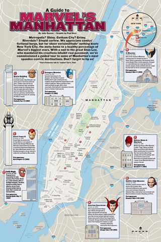 Illustration for article titled Where The Marvel Universe And Real World Intersect